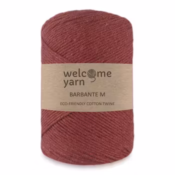 WelcomeYarn Barbante M 1,5 mm, Bordeaux