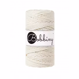 Bobbiny 3ply Macramé Rope 3 mm, Natur
