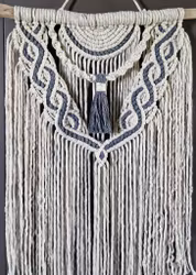 Makramé veggheng, "Calm"