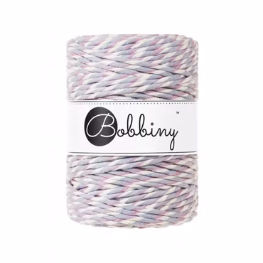 Bobbiny Macramé Cord 5 mm, Magic Iris