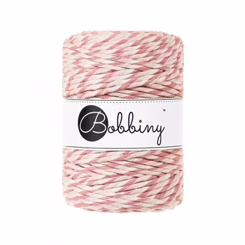Bobbiny Macramé Cord 5 mm, Magic Pink