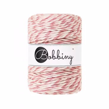 Bobbiny Macramé Cord 5 mm, Magic Pink