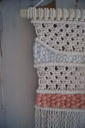 Makramé veggheng, "Calm"