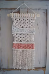 Makramé veggheng, "Calm"