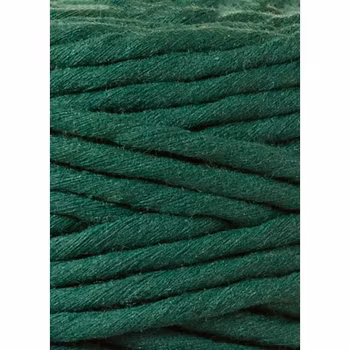 Bobbiny Macramé Cord 5 mm, Pine Green