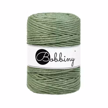 Bobbiny Macramé Cord 5 mm, Golden Eucalyptus