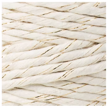 Bobbiny Macramé Cord 5 mm, Golden Natural