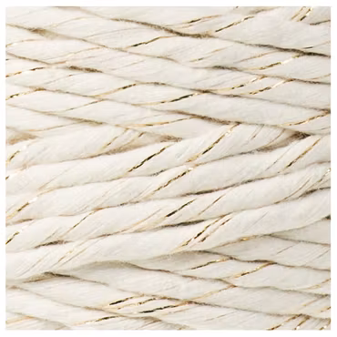 Bobbiny Macramé Cord 5 mm, Golden Natural