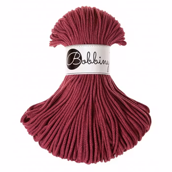 Bobbiny Junior 3 mm, Wine Red