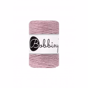 Bobbiny Macramé Cord 1,5 mm, Dusty Pink