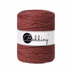 Bobbiny Macramé Rope 5 mm, Wild Rose