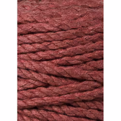 Bobbiny Macramé Rope 5 mm, Wild Rose