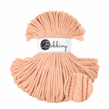 Bobbiny Premium 5 mm, Unicolor Peach Fuzz