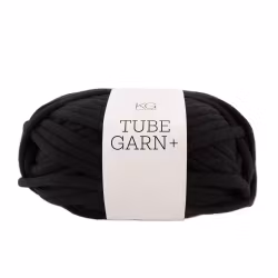 KG Tubegarn+ 7 mm, Sort KOMMER I NOVEMBER