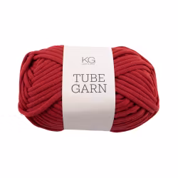 KG Tubegarn 4 mm, Rød KOMMER I NOVEMBER