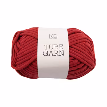 KG Tubegarn 4 mm, Rød KOMMER I NOVEMBER