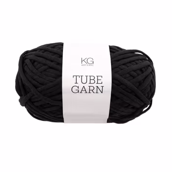 KG Tubegarn 4 mm, Sort KOMMER I NOVEMBER