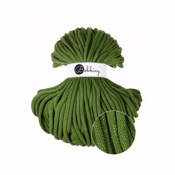 Bobbiny Jumbo 9 mm, Shiny Moss Green