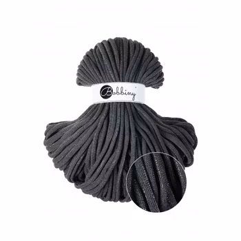 Bobbiny Jumbo 9 mm, Shiny Charcoal