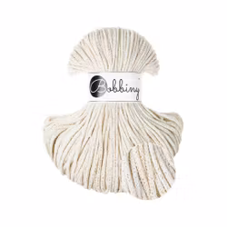 Bobbiny Premium 3 mm, Shiny Natural