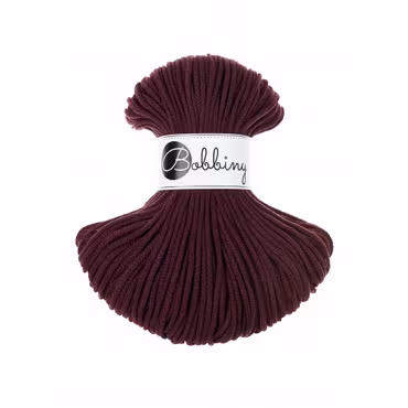 Bobbiny Junior 3 mm, Burgundy