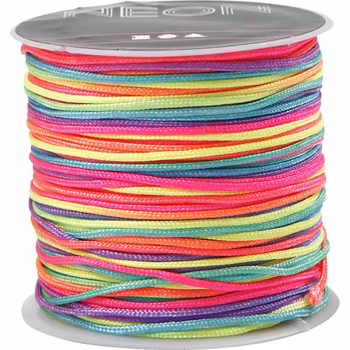 Creative Company Nylontråd 1 mm, Multifarget