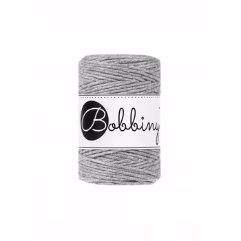 Bobbiny Macramé Cord 1,5 mm, Silver