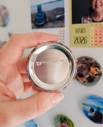 Min egen verden, button