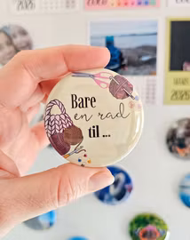 Bare en rad til, magnetbutton