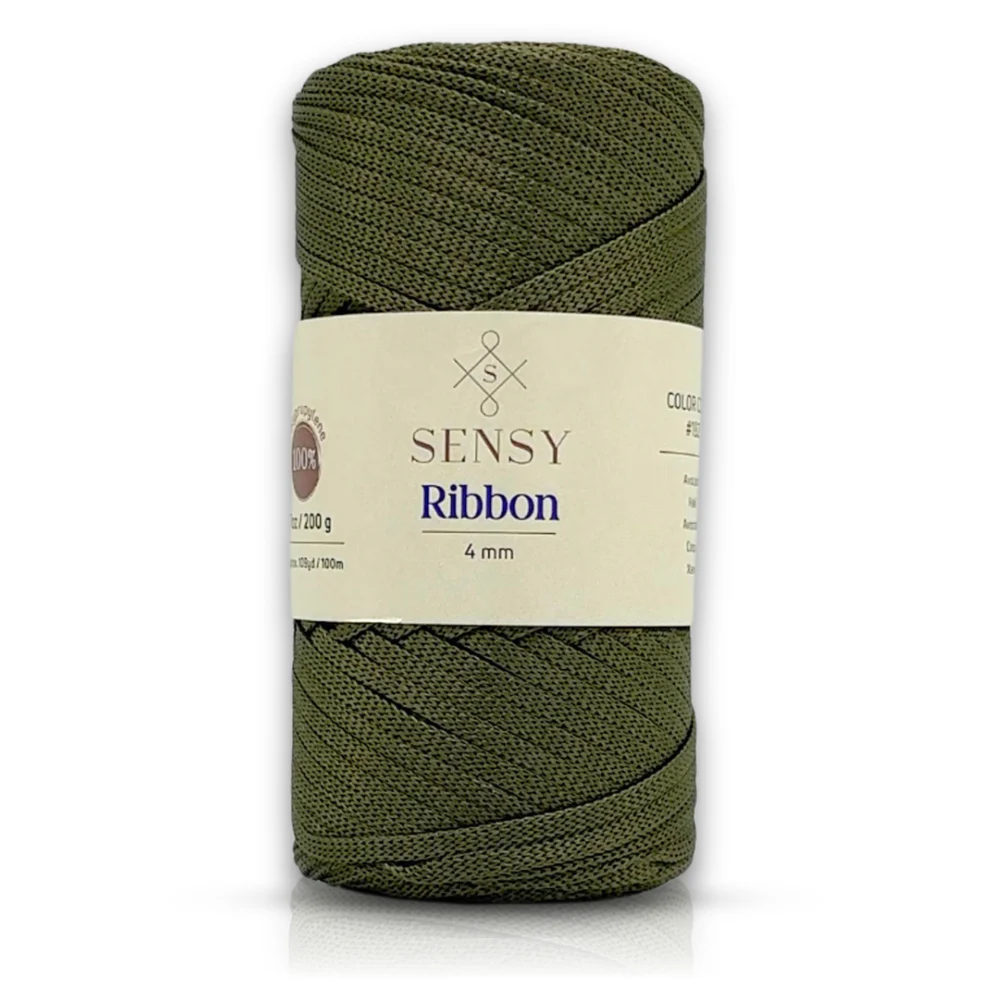 Sensy Ribbon 4 mm, Avokado