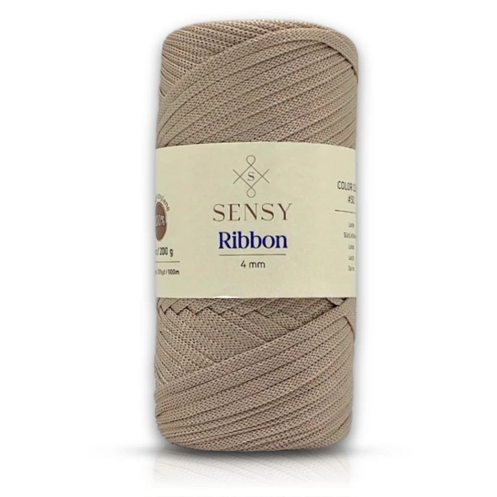 Sensy Ribbon 4 mm, Latte