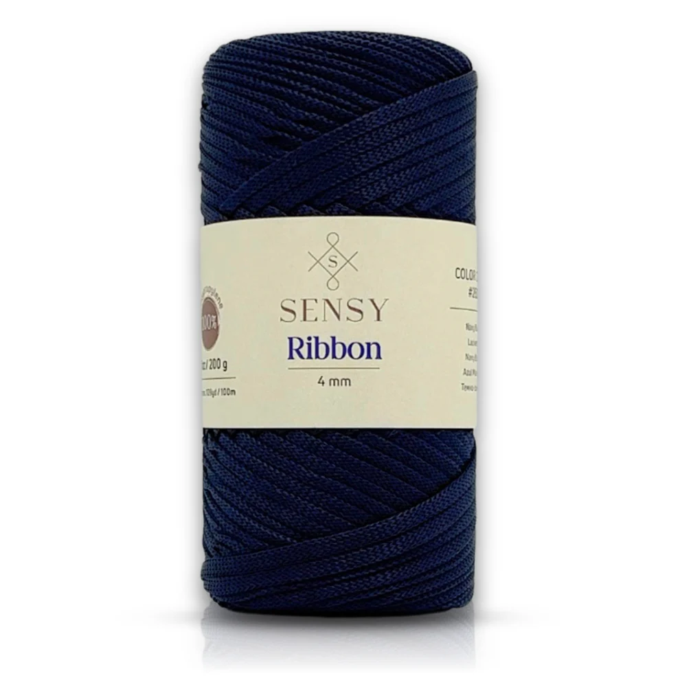 Sensy Ribbon 4 mm, Marineblå