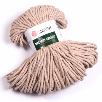 YarnArt Macrame Braided 4 mm, Beige