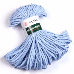 KOMMER 4.JULI YarnArt Macrame Braided 4 mm, Lyseblå