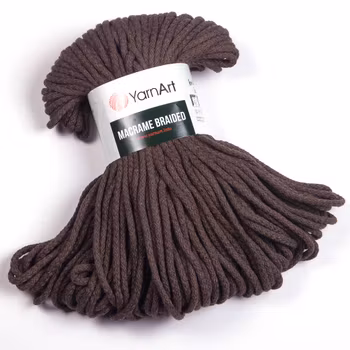 YarnArt Macrame Braided 4 mm, Brun