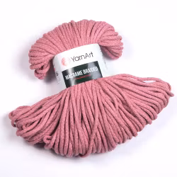 KOMMER 4.JULI YarnArt Macrame Braided 4 mm, Pudderrosa