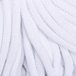 KOMMER 4.JULI YarnArt Macrame Braided XL 10 mm, Hvit