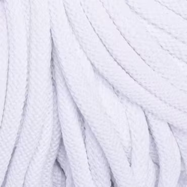 YarnArt Macrame Braided XL 9 mm, Hvit