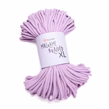 YarnArt Macrame Braided XL 9 mm, Lavendel