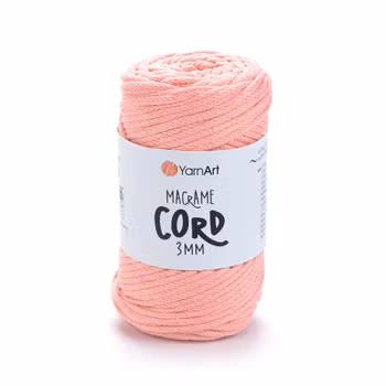 Yarn Art Macrame Cord 3 mm, Lyserosa