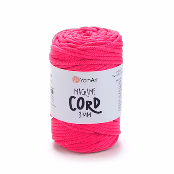 YarnArt Macrame Cord 3 mm, Dopamin Rosa