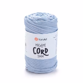 YarnArt Macrame Cord 3 mm, Lyseblå