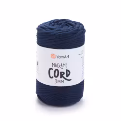YarnArt Macrame Cord 3 mm, Marineblå