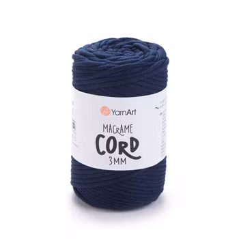 YarnArt Macrame Cord 3 mm, Marineblå