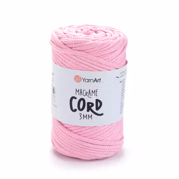 YarnArt Macrame Cord 3 mm, Støvrosa