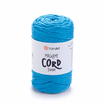 YarnArt Macrame Cord 3 mm, Sjøblå