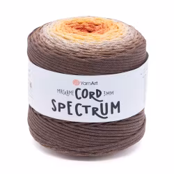 KOMMER 4.JULI YarnArt Macrame Cord Spectrum 3 mm, Brun