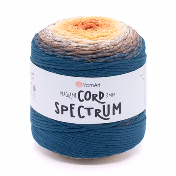 YarnArt Macrame Cord Spectrum 3 mm, Blå