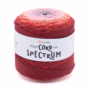 YarnArt Macrame Cord Spectrum 3 mm, Burgunder