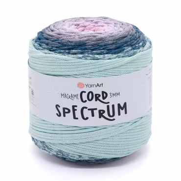 YarnArt Macrame Cord Spectrum 3 mm, Lyseblå